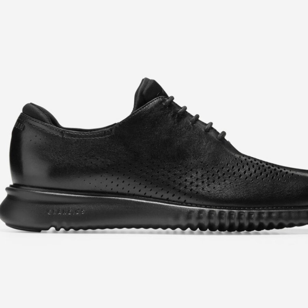 ZERØGRAND Lined Laser Wingtip Oxford